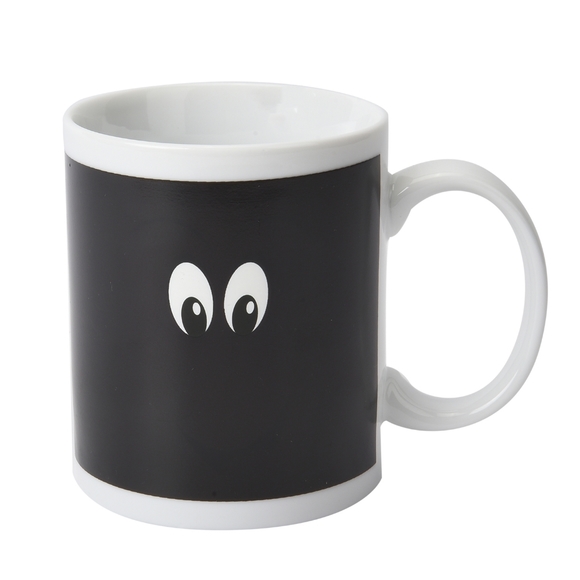 Mugs color change smiley face. Kids will love! Ceramic, set of 2. Hot Cocoa etc - Picture 4 of 6